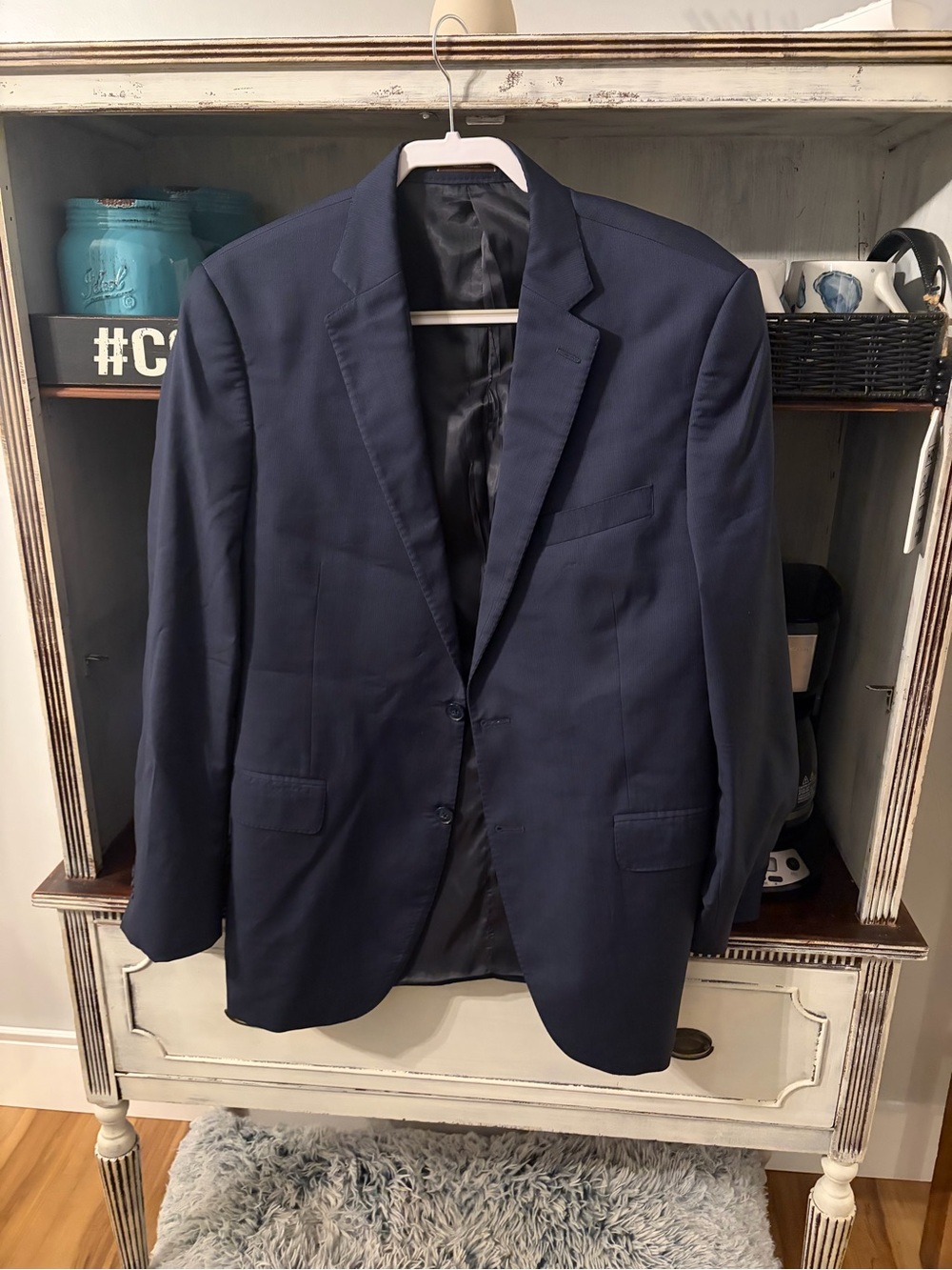 Classic Men's Navy Blazer - Peter Millar 42T great condition